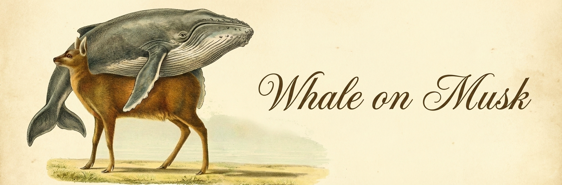 Whale on Musk Banner